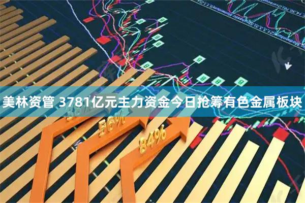 美林资管 3781亿元主力资金今日抢筹有色金属板块