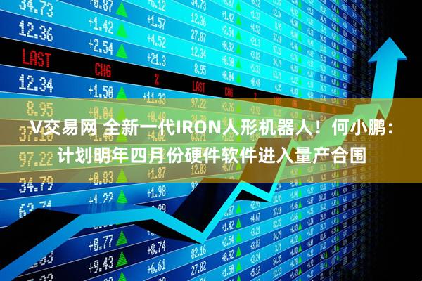 V交易网 全新一代IRON人形机器人！何小鹏：计划明年四月份硬件软件进入量产合围
